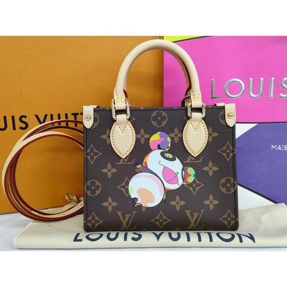 Louis Vuitton Murakami Panda Bag Onthego BB LV x TM Monogram Multicolor 2025 New - Picture 1 of 14